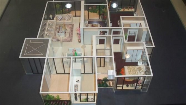 七里河户型模型制作