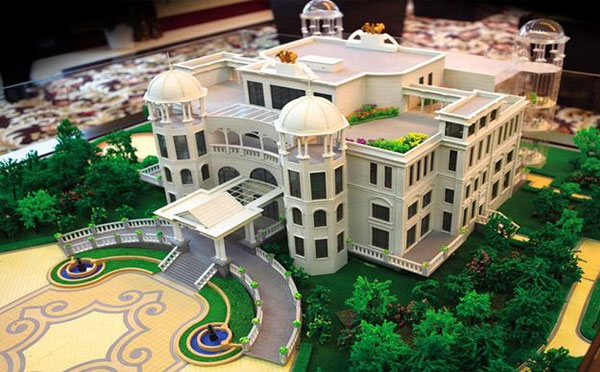 农业七里河七里河沙盘模型的应用