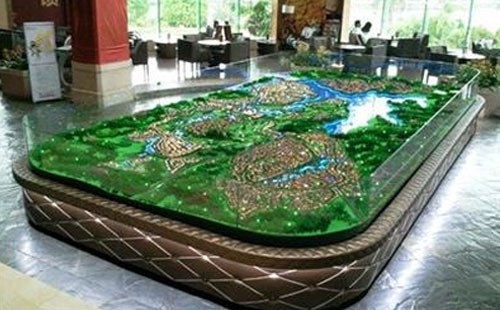 制作七里河七里河沙盘模型需要注意细节