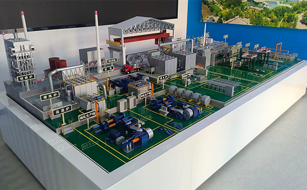 酒钢集团东铝厂-铝材生产线七里河机械模型